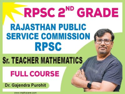RPSC Sr. Teacher Mathematics (2nd Grade)