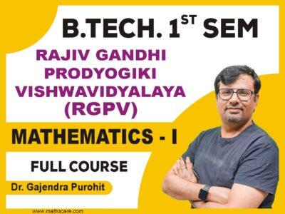 RGPV 1st Sem Mathematics I