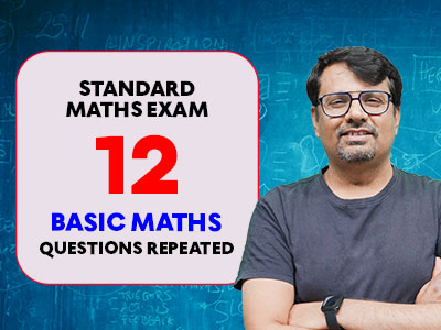12 basic maths questions repeated