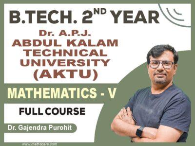 AKTU 2nd Year Mathematics V