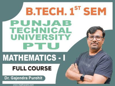 PTU 1st Sem Mathematics 1