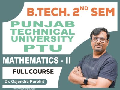 PTU 2nd Sem Mathematics 2