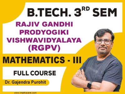 RGPV 3rd Sem Mathematics III