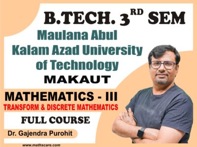 MAKAUTWB 3rd Sem Mathematics-III  (Transform & Discrete Mathematics)