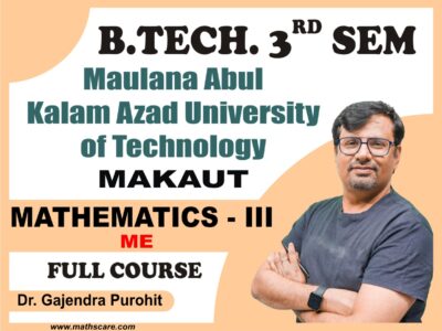 MAKAUTWB 3rd Sem ( ME ) Mathematics III