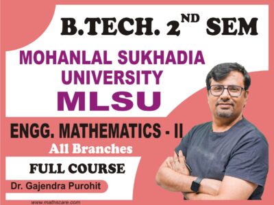MLSU 2nd Sem Engineering Mathematics 2