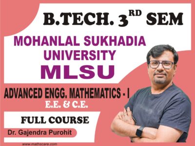 MLSU 3rd Sem ( Civil , Electronics & Mechanical ) Advanced Engineering Mathematics l