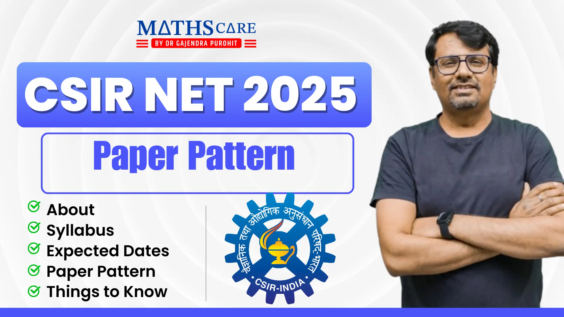 CSIR NET Paper Pattern