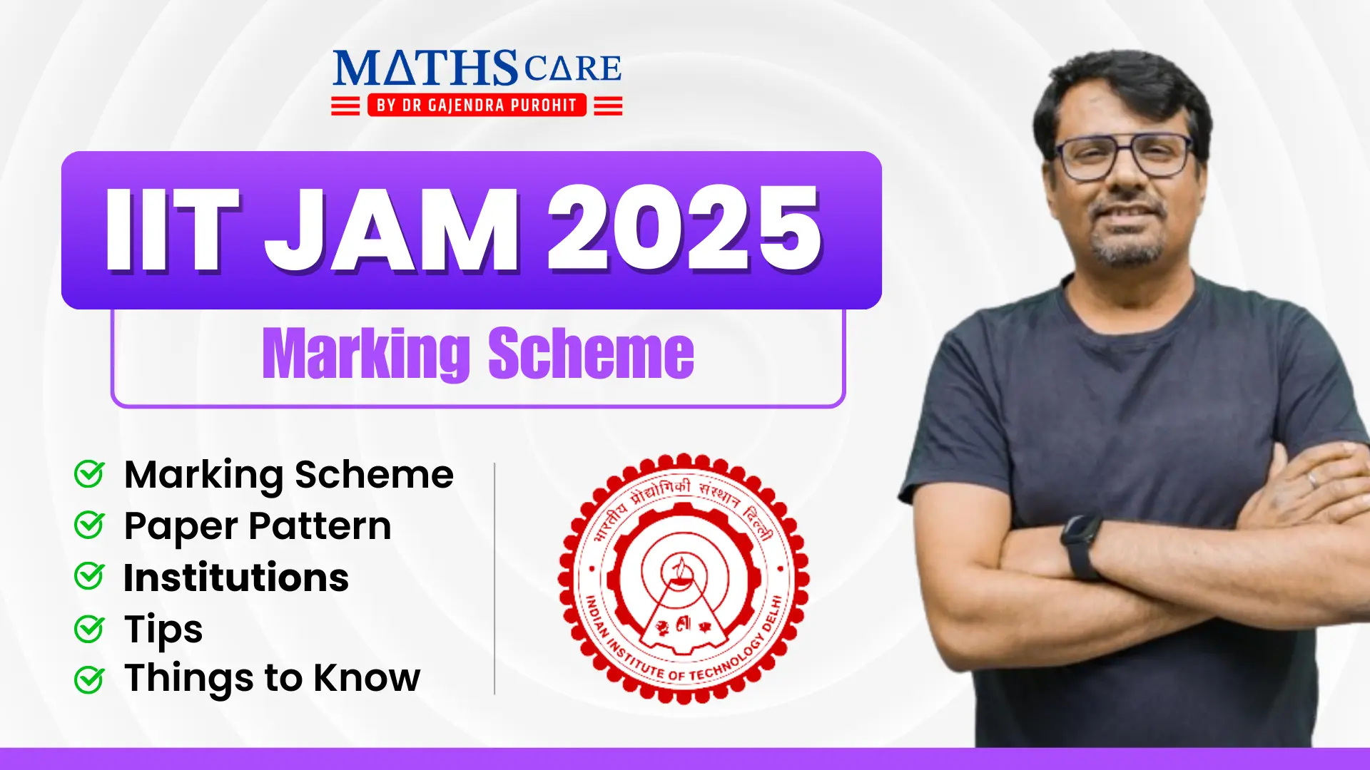 IIT JAM Marking Scheme