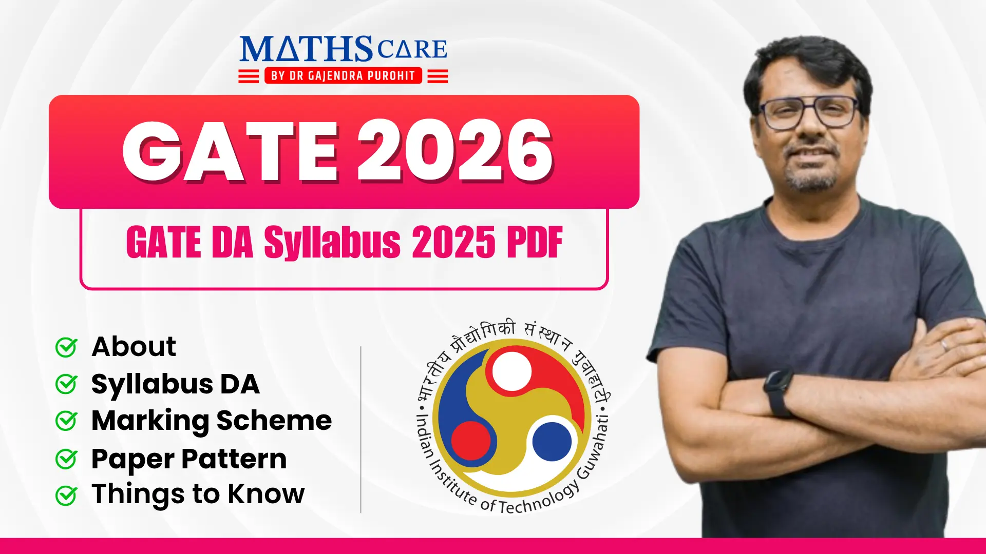 GATE DA Syllabus 2025 PDF: Download Streamwise Topics