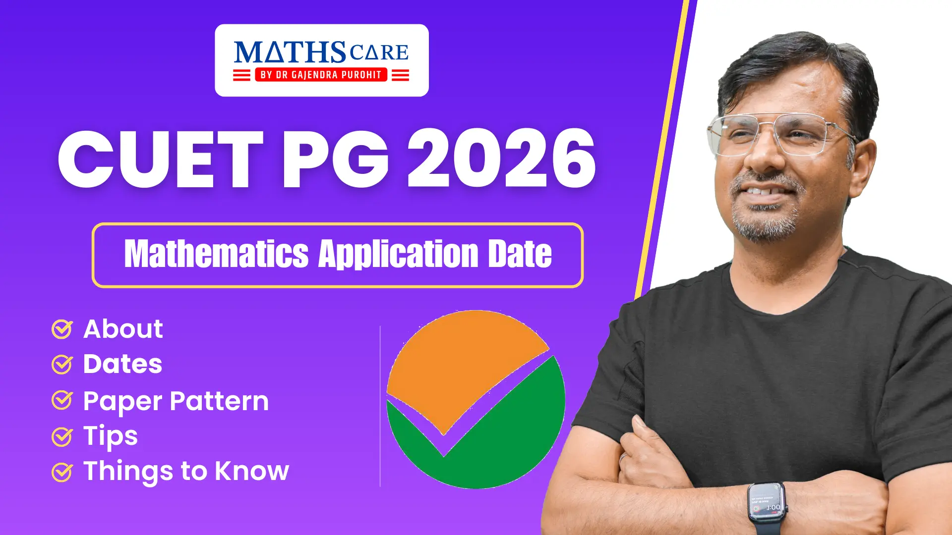 CUET PG Mathematics 2026 Application Date