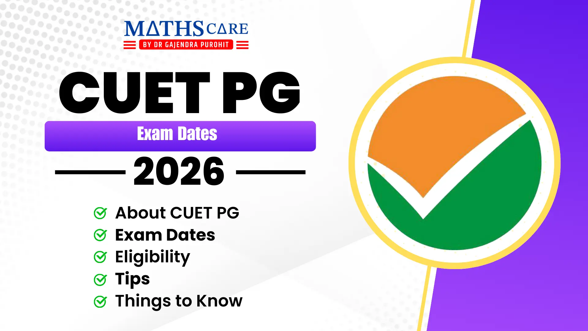 CUET PG Exam Dates 2026 – Complete Schedule, Important Details & Preparation Guide