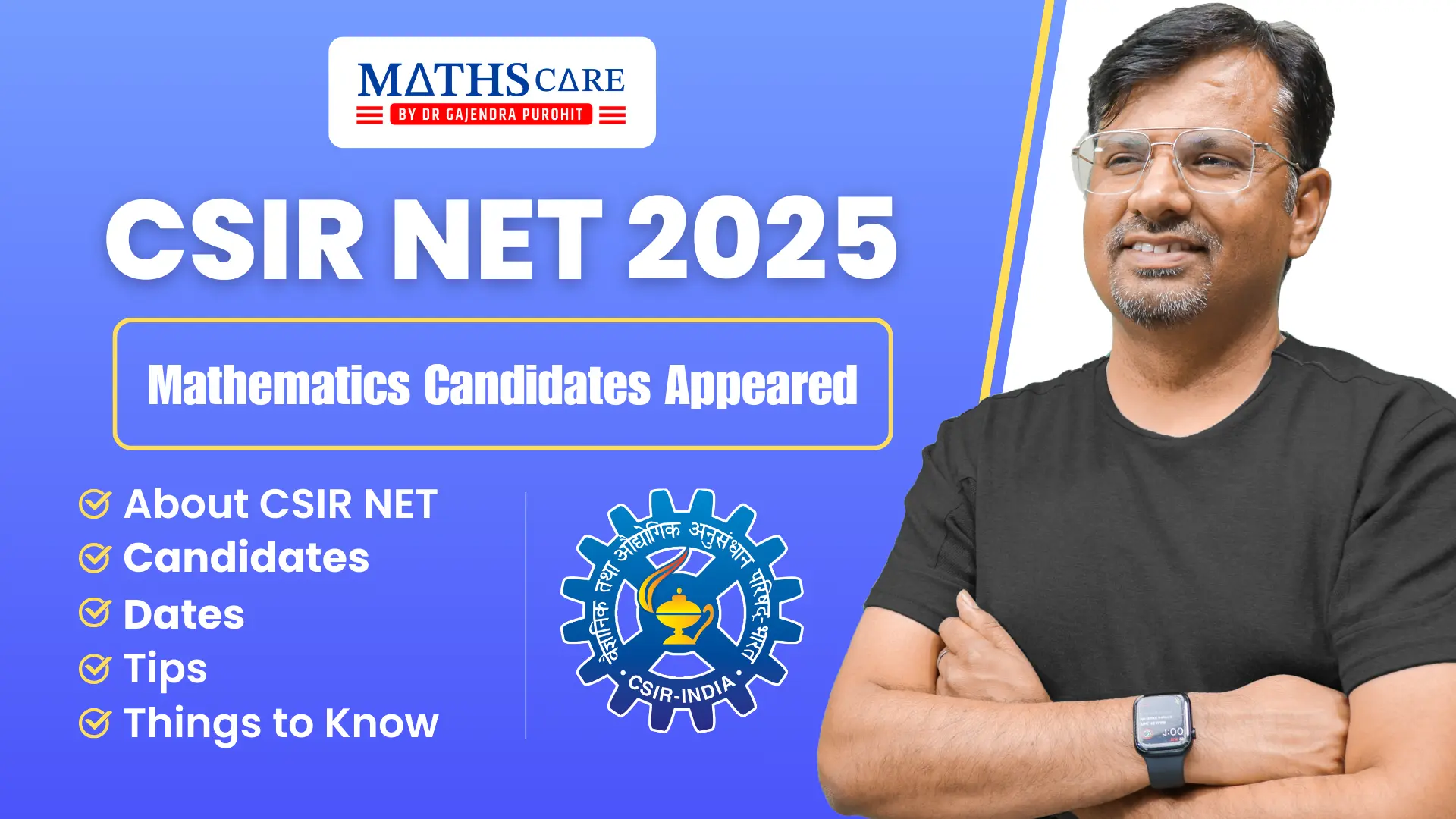 CSIR NET 2026 Mathematics Candidates Appeared