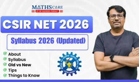 CSIR NET Mathematics Syllabus 2026 (Updated)