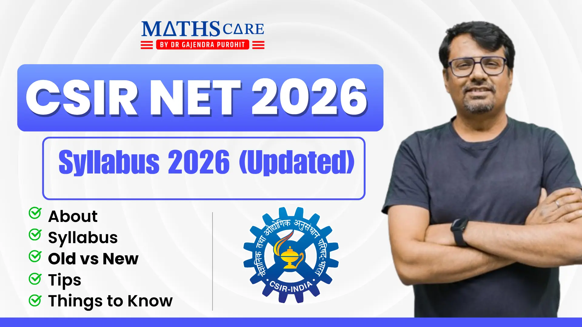 CSIR NET Mathematics Syllabus 2026 (Updated)