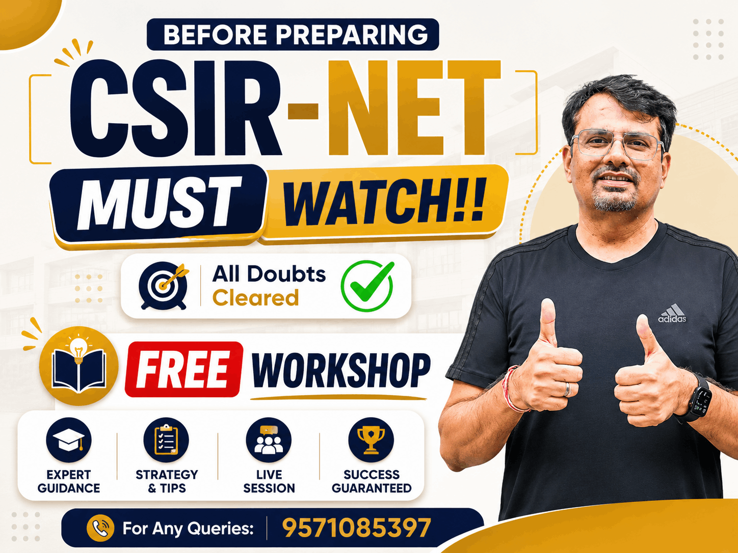 Free CSIR-NET Workshop - Full Information | Must Watch !!