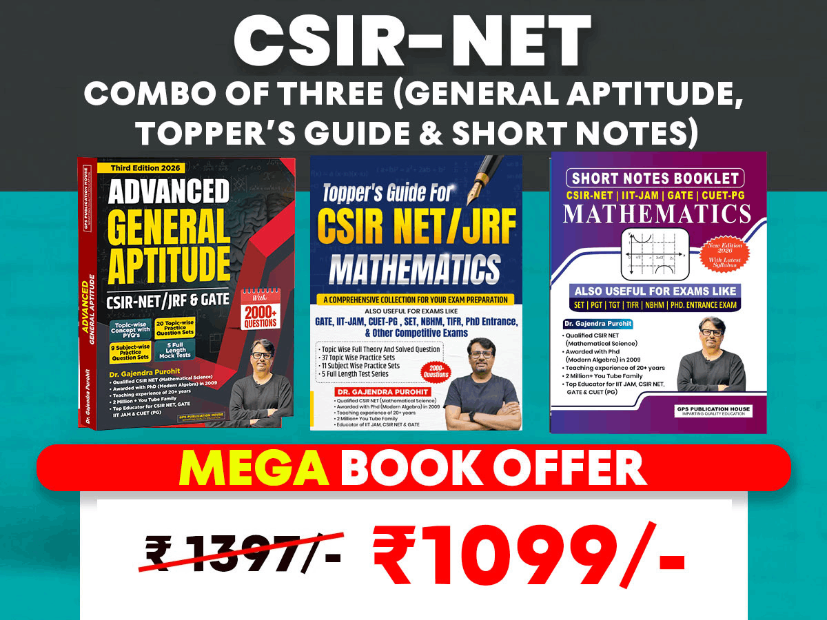 CSIR NET Combo 3 with Topper's Guide