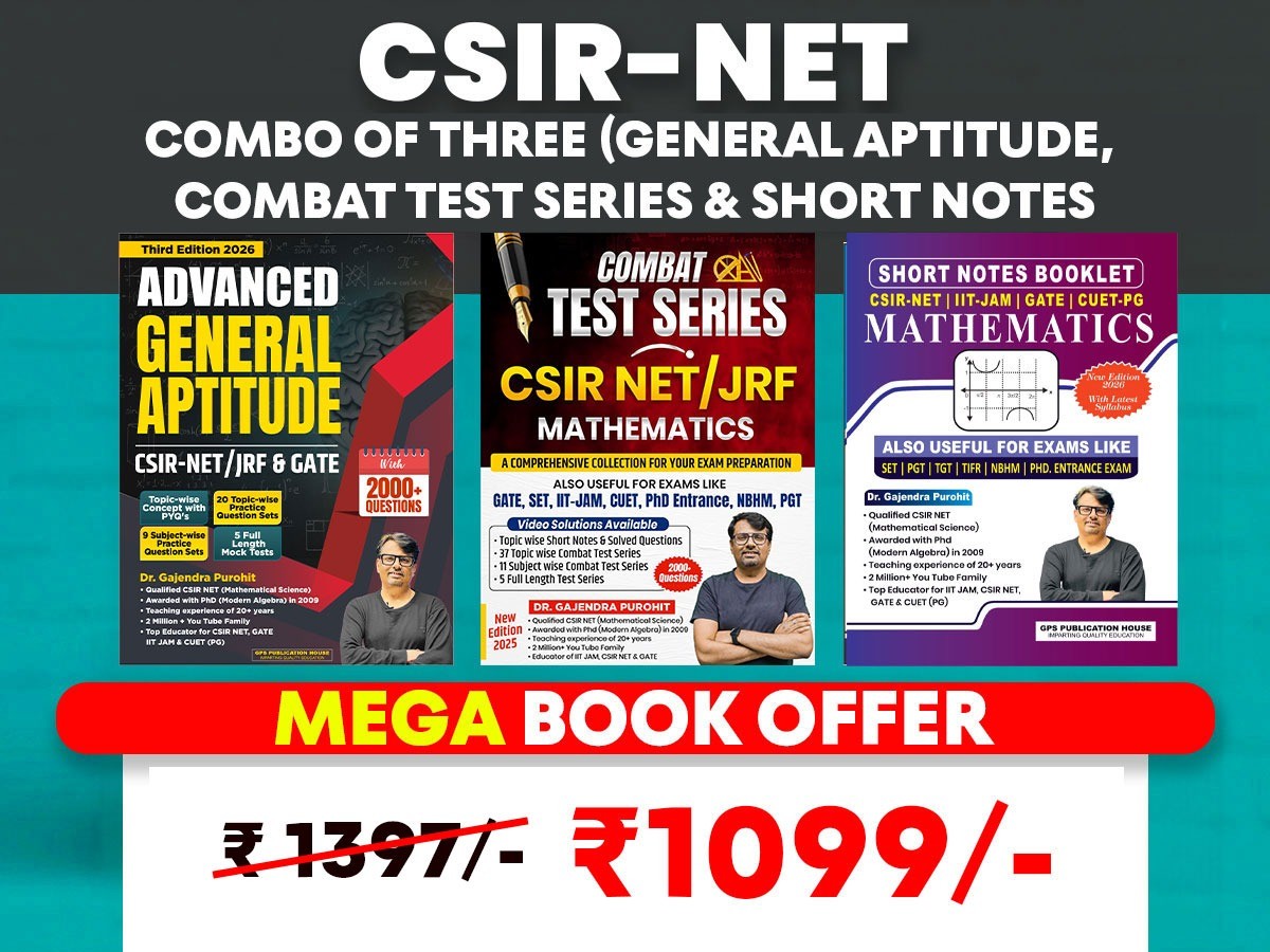 CSIR NET COMBO OF 3